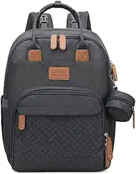 Bolsa Mochila Maternity Land Bonny Cinza original