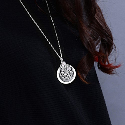 AYOUYA Collana Lunga con Ciondolo Lente