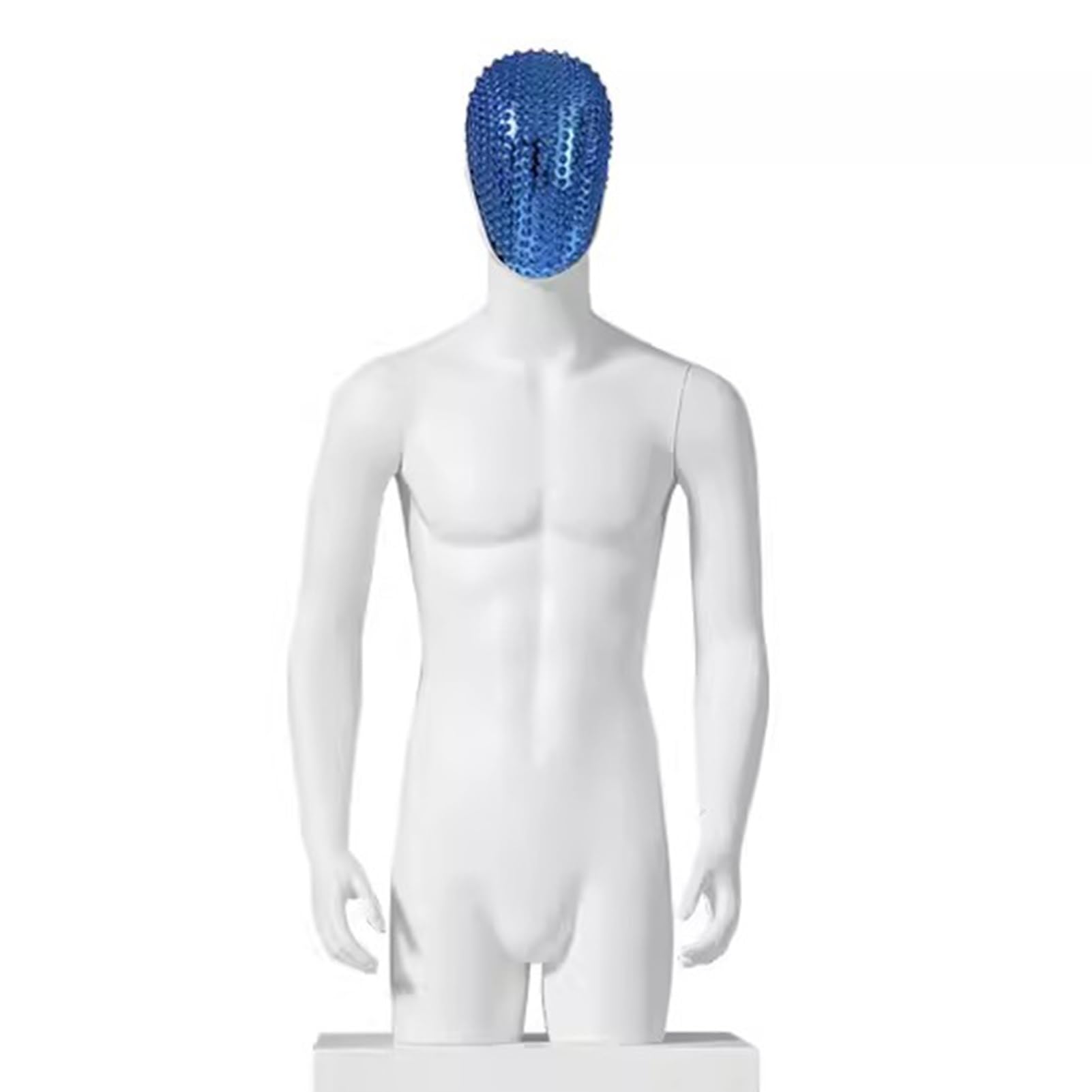 Manekin Męski, Kończyny Mężczyzny Są Ruchome, Forma Wyświetlacza, Plastikowa, Mobilna, Metalowa Podstawa Do Sklepu Odzieżowego, Halfbodystyle1