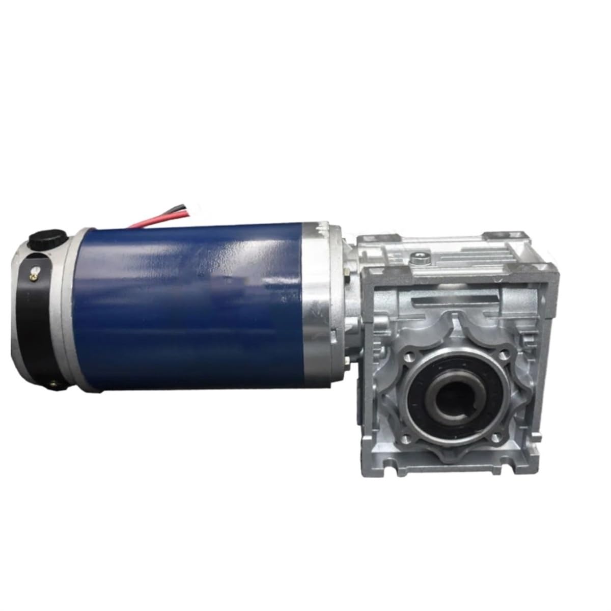 GTPBAO Worm Speed 1pcs 400W NMRV040 Worm Gear Reducer Motor 24V DC Brush Motor Worm Gear Low Speed Regulation Motor CW CCW Reduction Variable(90RPM)