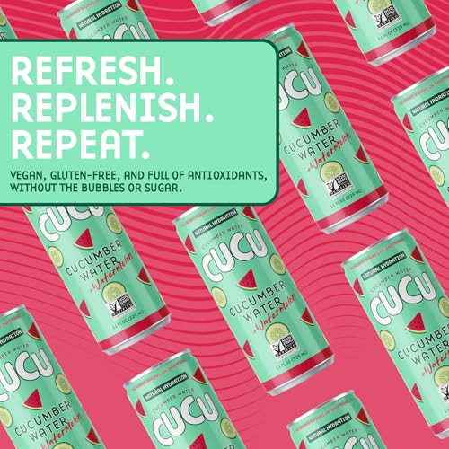 Image of CUCU Cucumber Water + Watermelon Water 11 fl oz Can