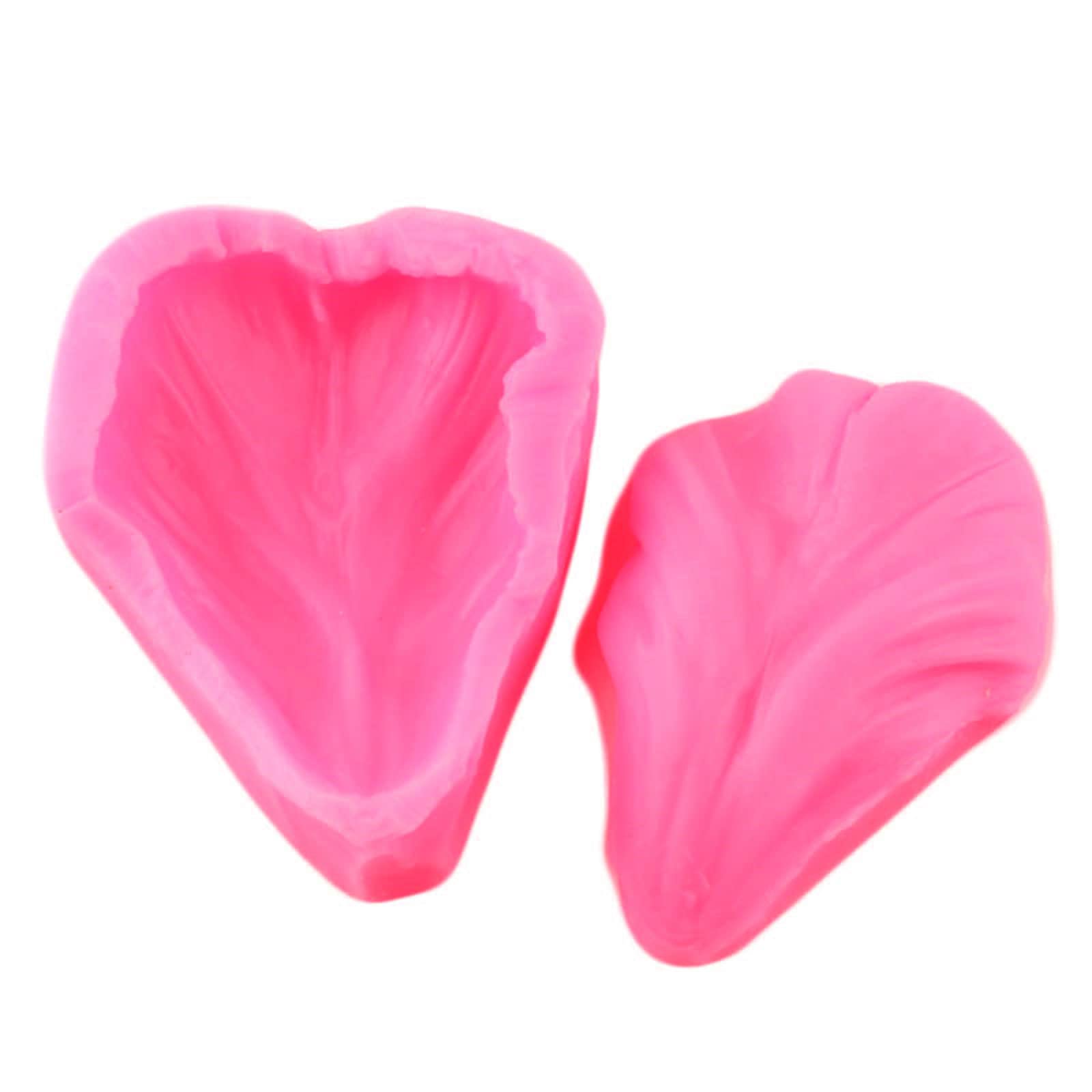 Kalttoy 3D Flower Petals Kitchen Baking Mold Silicone Cake Decorating Tools Fondant Chocolate Biscuits Silicone Mold Cake Molds for Baking for Decoration Decorating Mousse Pastry Shapes