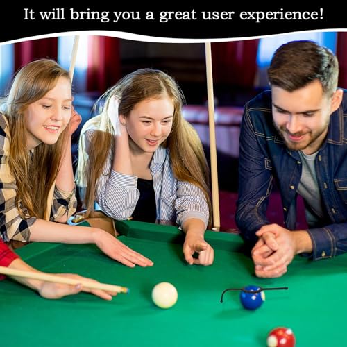 4Pcs Black Billiard Aiming Training Aid, Pool Billiards Table Accessories Supplies Cue Ball Trainer for 2-1/4" Balls Easy to Carry Suitable for Beginners & Billiard Enthusiasts - Image 5