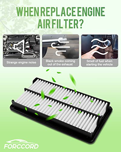 Image of 2-Pack Engine Air Filters for Kia Seltos 1.6L 2021-2026, Seltos 2.0L 21-26 | Replace#28113-Q5000, Engine Filter Replacement Car Accessories