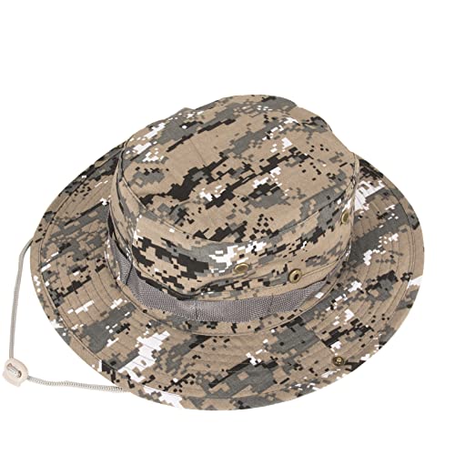 Image of Sun Hats for Men Women Bucket Hat UPF 50+ Boonie Hat Foldable UV Protection Hiking Beach Fishing Summer Safari
