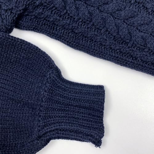 CHARTOU Womens Tie Front Cropped Cardigan Chunky Knit Cute Y2k Bow Cardigan Sweater Long Sleeve Outwear Tops4