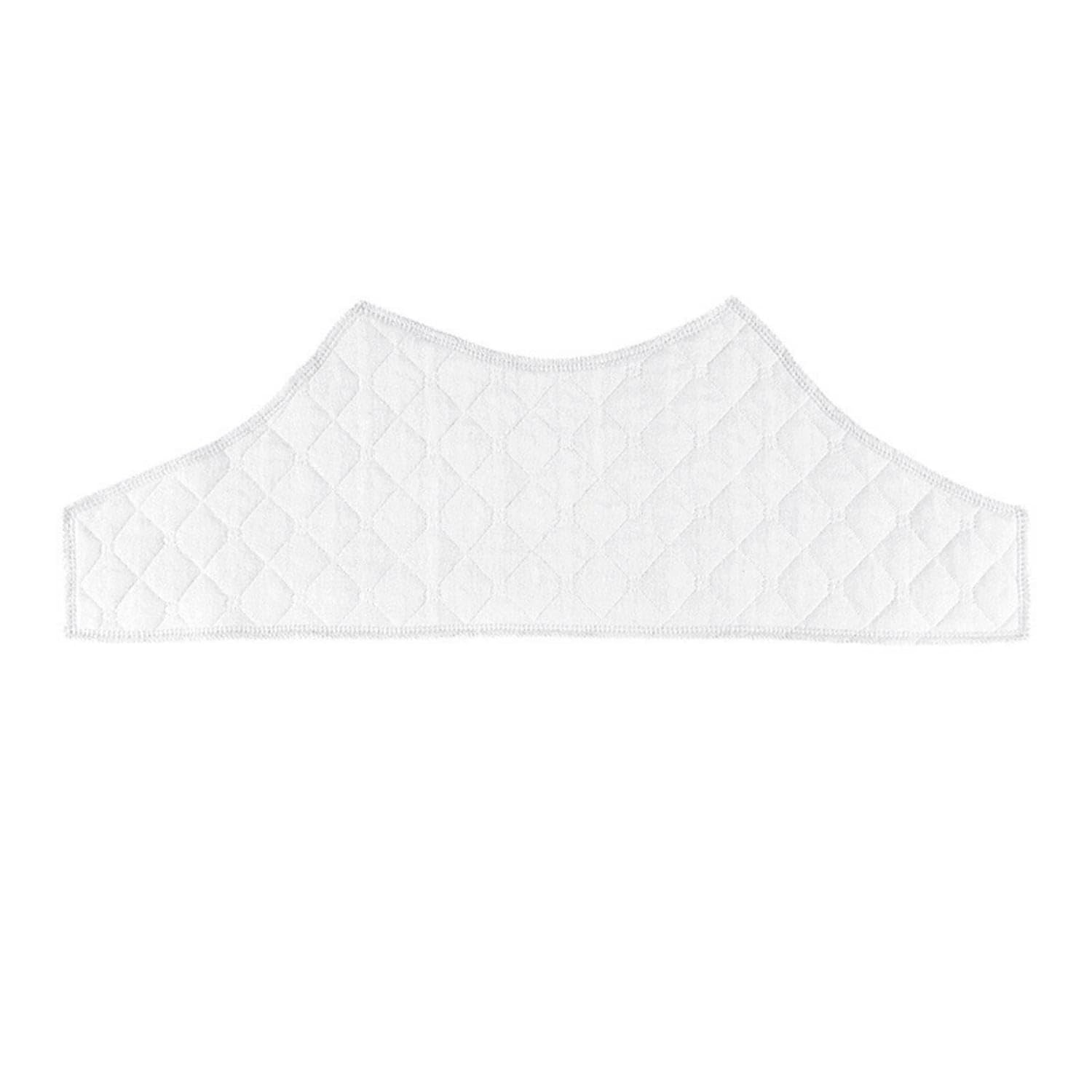 UJEAVETTE 5 Pieces Cotton Cotton Lining Quilted Bra Sweat Pads Washable Underarm Sweat Pads Reusable Bra Liner Breathable, Double Arc - White-image-47