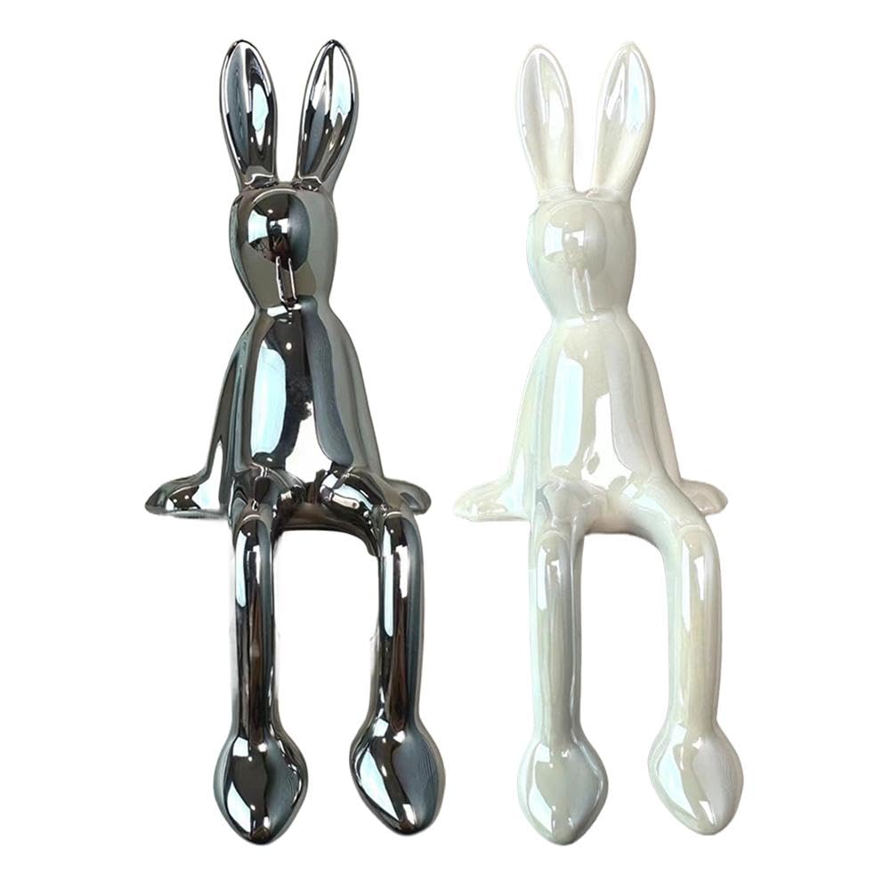 【美品】うさぎ　音楽隊　陶器　置物　インテリア　工芸品　美術品　A1738 美品】うさぎ音楽隊陶器置物インテリア工芸品美術品A1738