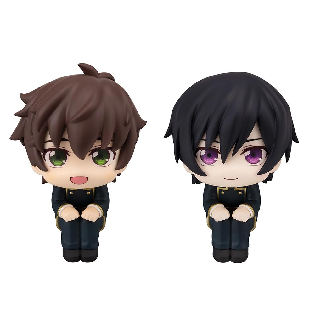 Lelouch Lamperouge Statuetta Anime Look Up Action Figure Kururugi | Modellino seduto, ornamento decorativo in PVC, 11 cm, regalo per collezionisti, mini statua carina