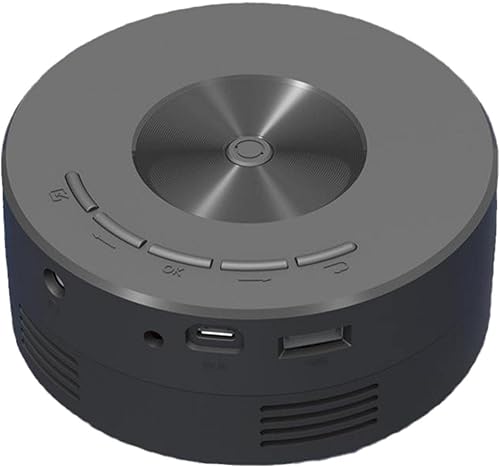 ZTRADA Projector Mini Projector LED Home Media Player Audio Portable Proyectors ixels Supports 1080P USB Video Beamer