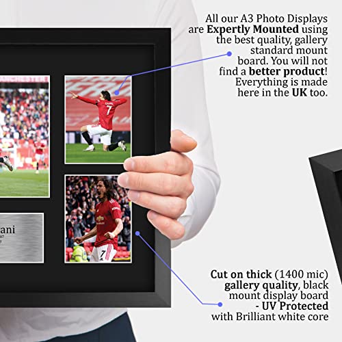 HWC Trading FR A3 Edinson Cavani Gifts Printed Signed Autograph Picture for Football Fans and Supporters - A3 Framed - Image 4