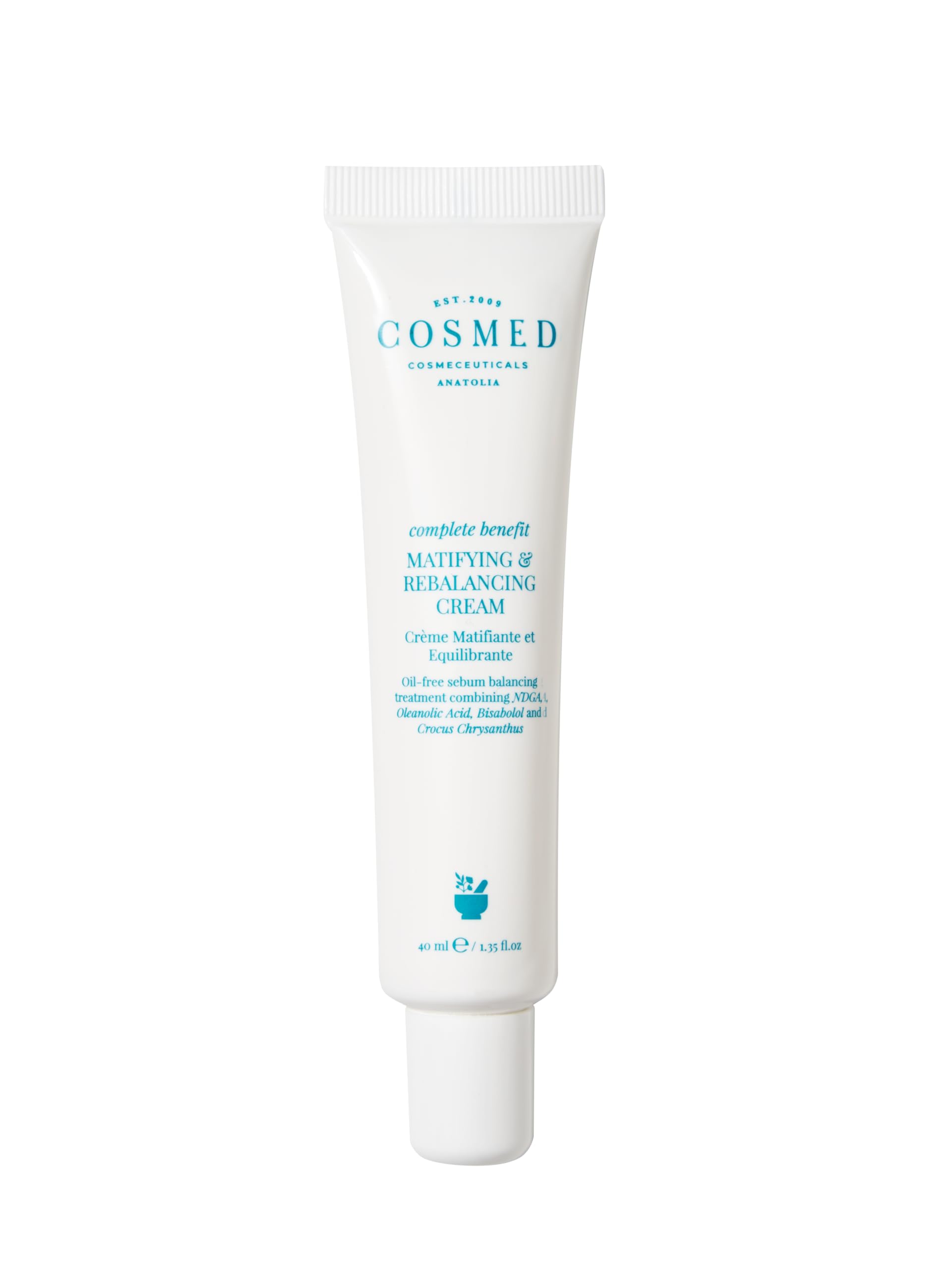 Cosmed Yağlı/Karma ve Akne Eğilimli Ciltler İçin Matlaştırıcı Nemlendirici Oil free Krem - Parlama Karşıtı formül