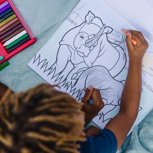 Melissa & Doug Jumbo 50-Page Kids' Coloring Pads 3-Pack - Animals, Vehicles, and Multi-Themed - FSC Certified - image 8