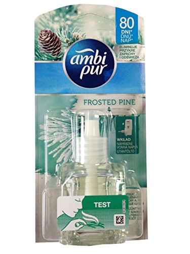 6 x AMBI PUR AMBIPUR ELECTRIC PLUG AIR FRESHENER REFILL BOTTLE (FROSTED PINE)