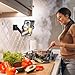 GSRUAN Adjustable Wall Mount Tablet & Phone Holder, 360° Rotating, 4-12.9 inch Compatible, for Hospital, Office, Home