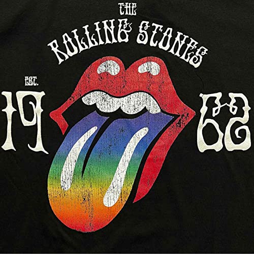 The Rolling Stones T Shirt Sixty Rainbow Tongue 1962 Nouveau Officiel Unisex Size M - Les Beatles, Paul McCartney, John Lennon, RIngo Starr, George Harrison The Rolling Stones T Shirt Sixty Rainbow Tongue 1962 Nouveau Officiel Unisex Size M – Image 5