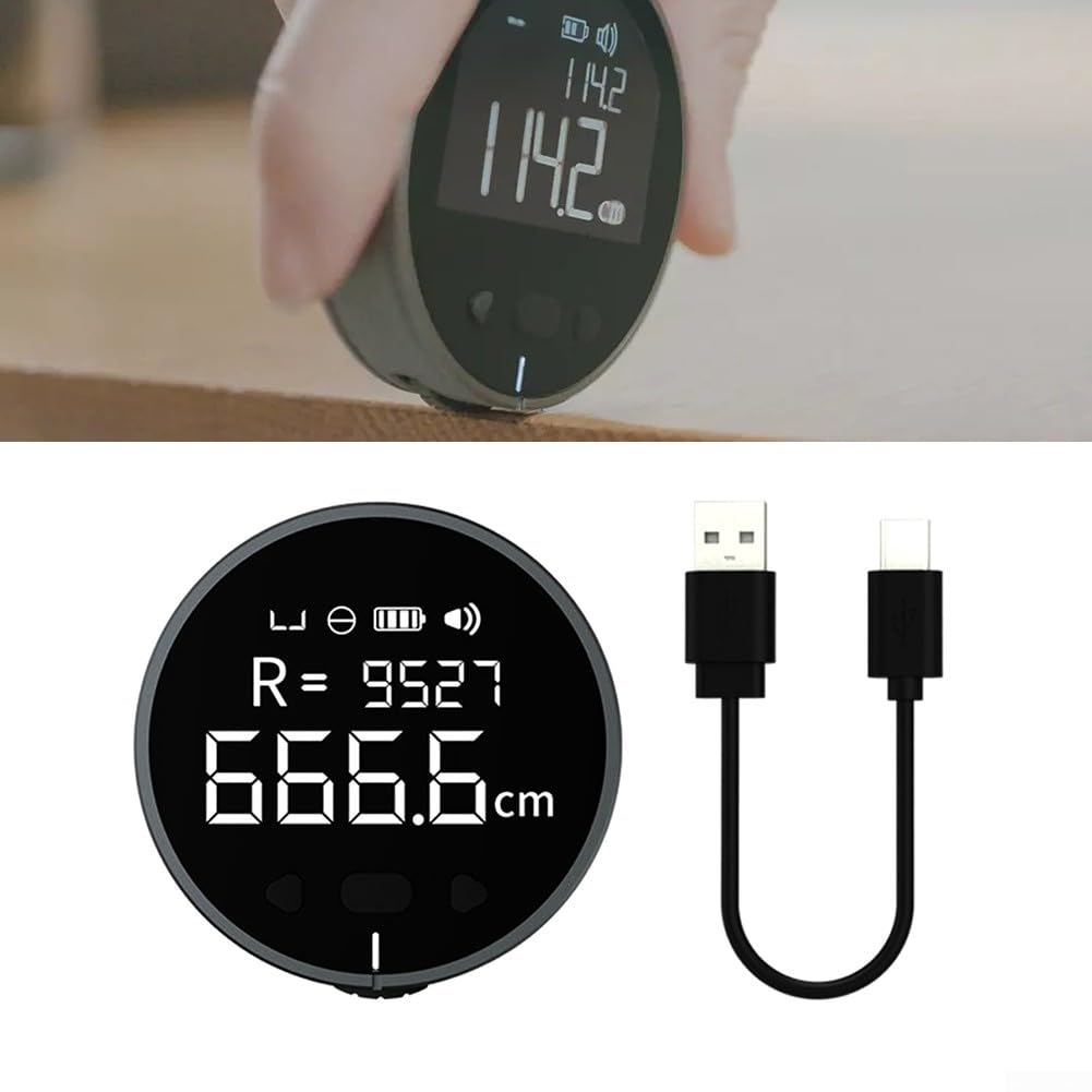 miarka taśmowa, Elektroniczna miarka cyfrowa, taśma z wyświetlaczem LCD