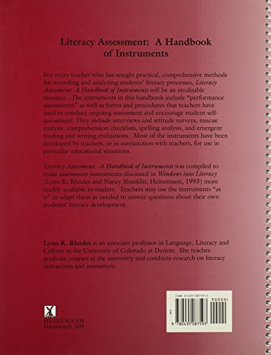 Literacy Assessment: A Handbook of Instruments - Image 2