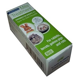 PHARMAQ – Gotas Ivermectina 1% 5 ml – Tratamiento de los ácaros para Mascotas peludas pequeñas