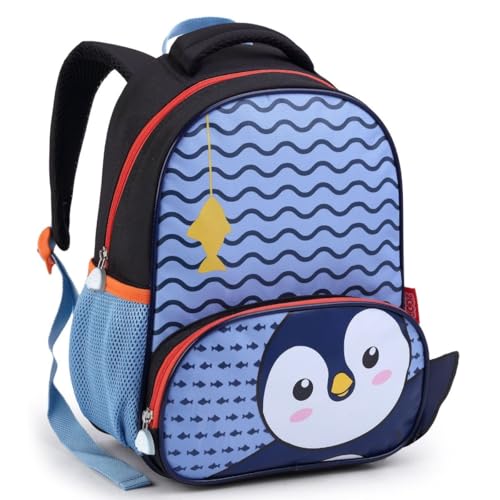 Mochila Infantil de Costas Creche ZOOP PINGUIM