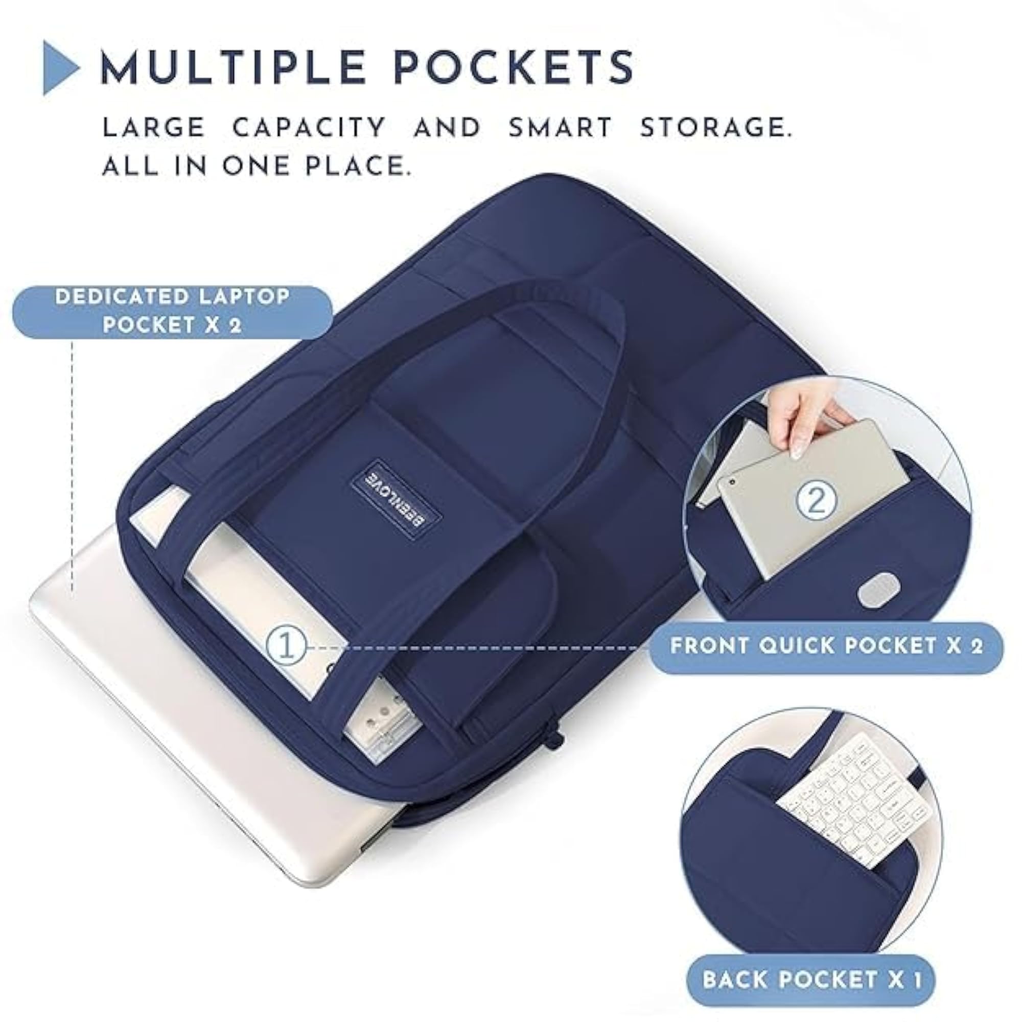 Professional Lightweight Laptop Carrying Case Backpack