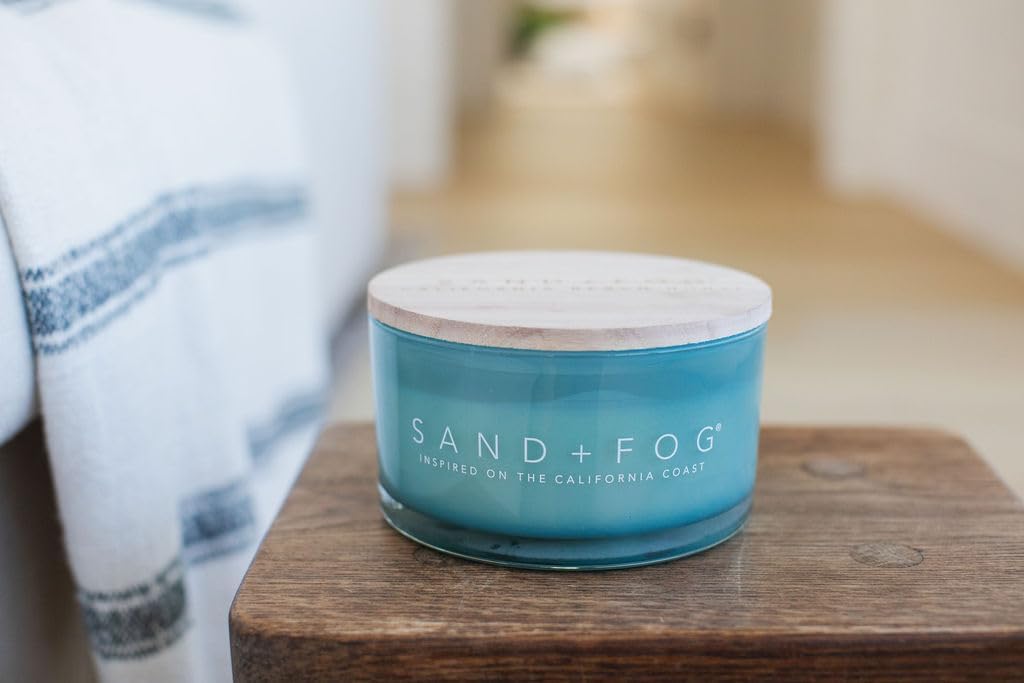 Sand + Fog Scented Candle- California Beach House -Additional Scents and Sizes–100% Cotton Lead-Free Wick-Luxury Air Freshening Jar Candles-Perfect Home Décor for Cocktail Table– 23oz - Image 7