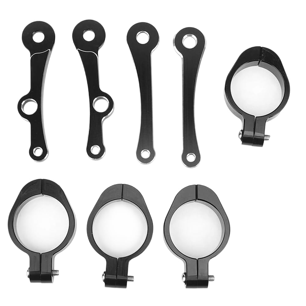 Ijsdnvjndx As Shown Motorcycle Turn Signal Mounts, 39-41Mm Fork Indicator Brackets Headlight Support Bracket