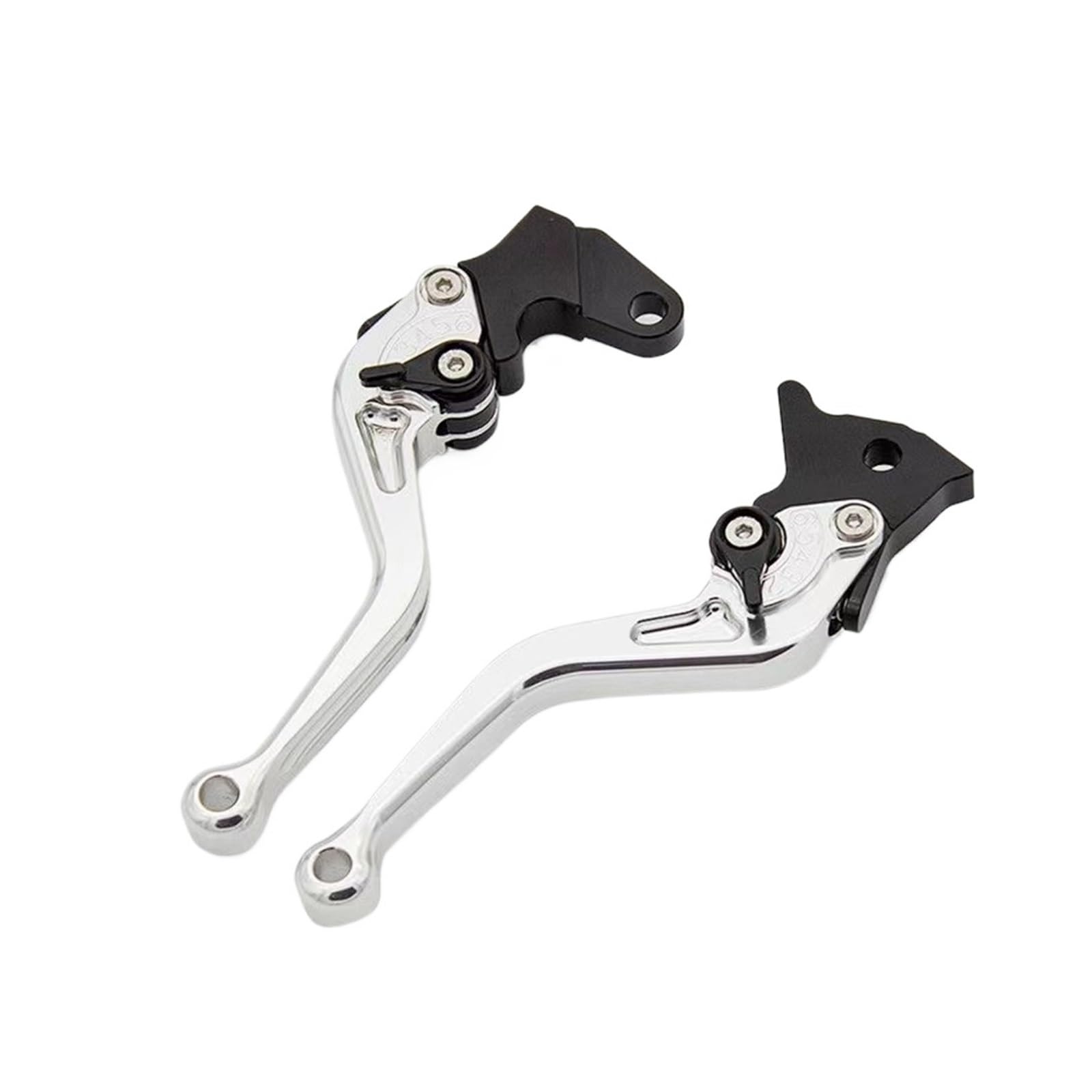 Dzqmosfih Silver 147Mm Cnc Motorcycle Brake Clutch Levers For 650 Gt650 All Year Adjustable Aluminum Lever