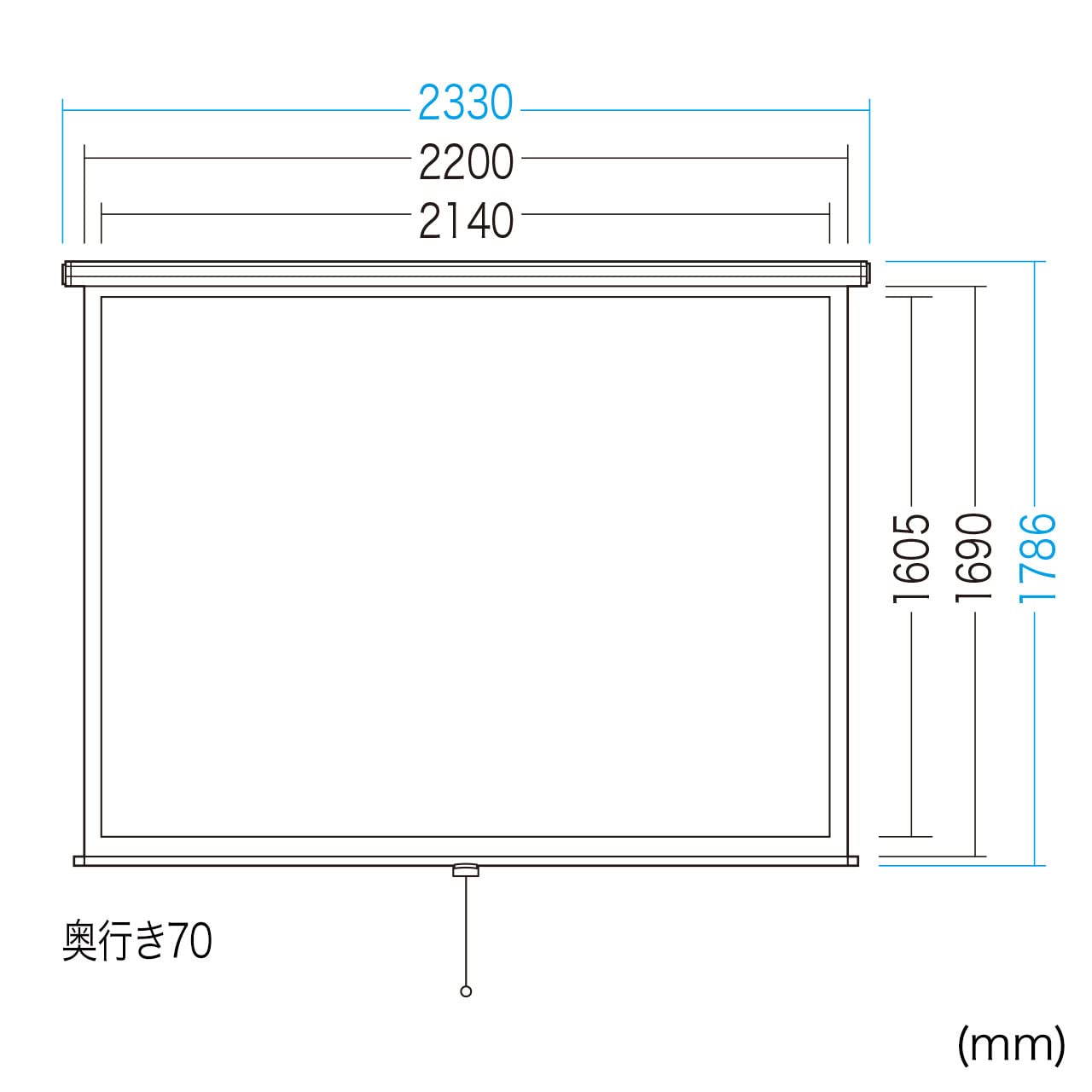 Amazon.co.jp: サンワサプライ アウトレット プロジェクタースクリーン 