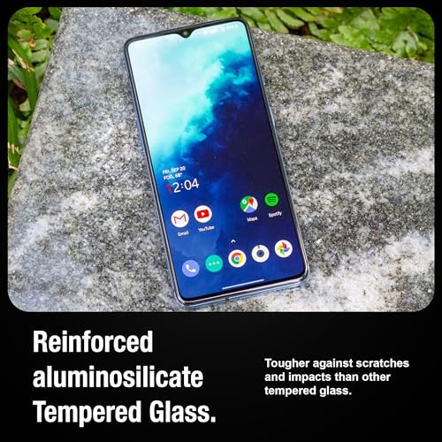 Image of Supershieldz NeoGuard HD+ Tempered Glass Screen Protector Guard for OnePlus 7T, 9H Hardness, Edge-to-Edge, Military Grade Protection, Easy Installation Kit