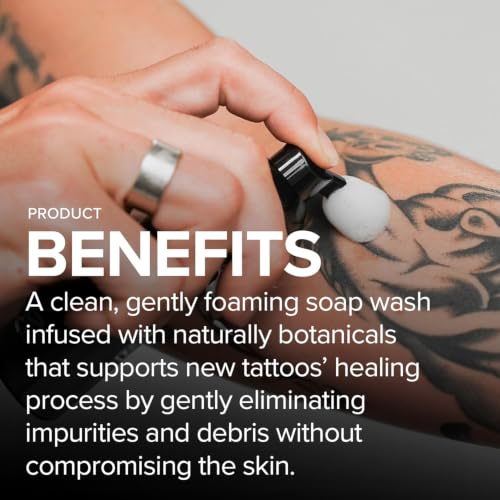 Image of Mad Rabbit Tattoo Aftercare Kit - Tattoo Balm & Tattoo Foam Soap Cleanser - Tattoo Care for New Tattoos, Tattoo Moisturizer for Old Ink, Vegan, Fragrance-Free, Clean Ingredients