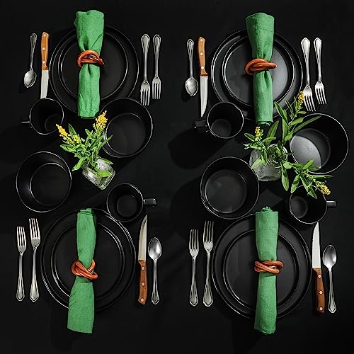 Gibson-Soho-Lounge-Bowery-32-Piece-Matte-Black-Stoneware-Dinnerware-Plates-Bowls-and-Mugs-Set-Service-for-8