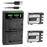 Kastar 2-Pack Battery and LTD2 USB Charger Replacement for Canon DS126071, E160814, DS126151, Elura 40 MC, Elura 50, Elura 60, Elura 65, Elura 70, Elura 80, Elura 85, Elura 90, EOS 350D, EOS 400D