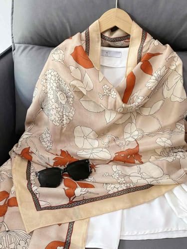 Image of Viscose Scarf for Women | Lightweight & Long | Stole for Women - Stylish Design | Neck Scarf, Hair Scarf, & Head Scarf for Women & Girls | All Season Accessory