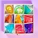 SILKY GEM - Treasure Box, Edible Crystal Candy, 16-18 Clusters, Multi Flavor, Kohakutou, Edible Gem, Vegan, Gluten Free, Christmas candy ASMR