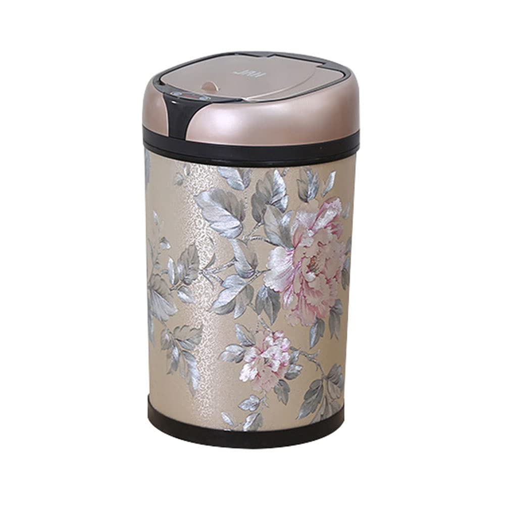 Non-contact Trash Can, Home Automatic Smart Sensor 360° Sealed with Cover Waterproof and Odor-proof Office/Home(12L)