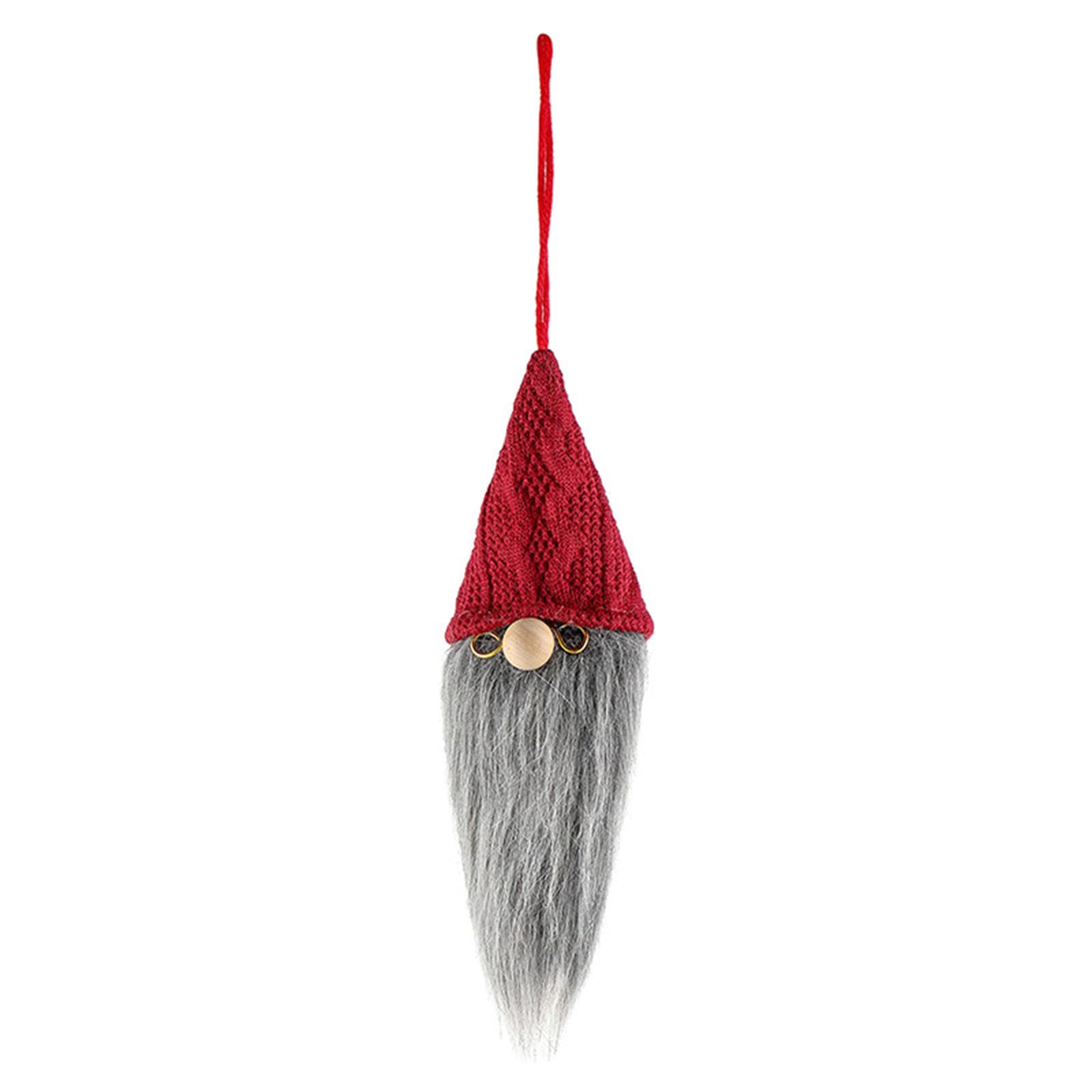 Xinsheinelry Festival Small Hangers Christmas Faceless Doll Decoration Delightful Christmas Faceless Doll Pendant Dwarf Hangers Holiday Ornaments