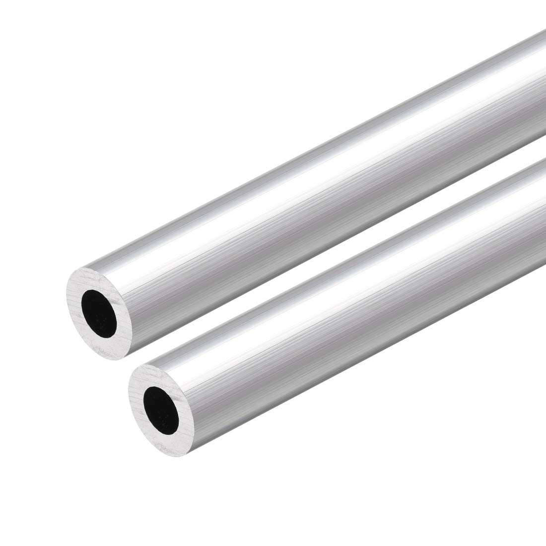 uxcell 6063 Aluminum Round Tube, 300mm Length 13mm OD 7mm Inner Dia Seamless Aluminum Straight Tubing 2 Pcs