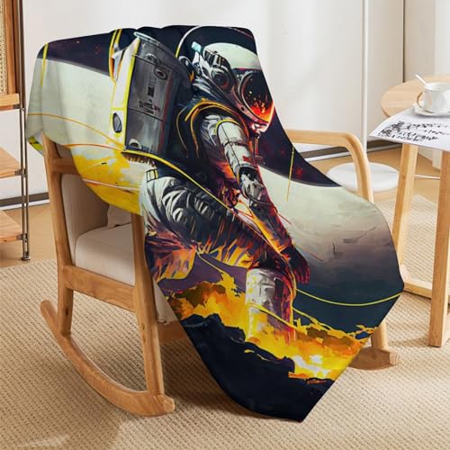 Couverture de canapé astronaute pour des soirées cocooning chaleureuses en polaire flannel - 8