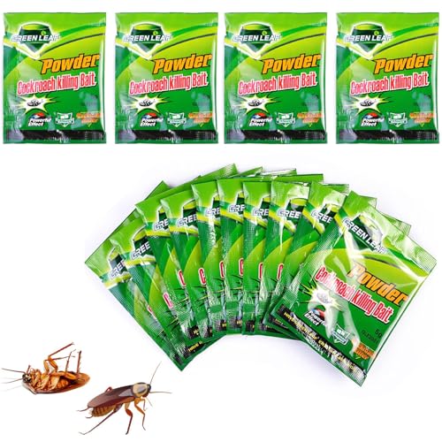 Cockroach Traps Bait & Killer - Indoor Roach Infestation Control Eco-Friendly Safe for Children & Pets Long-Lasting Roach Motel Traps 4S (10)
