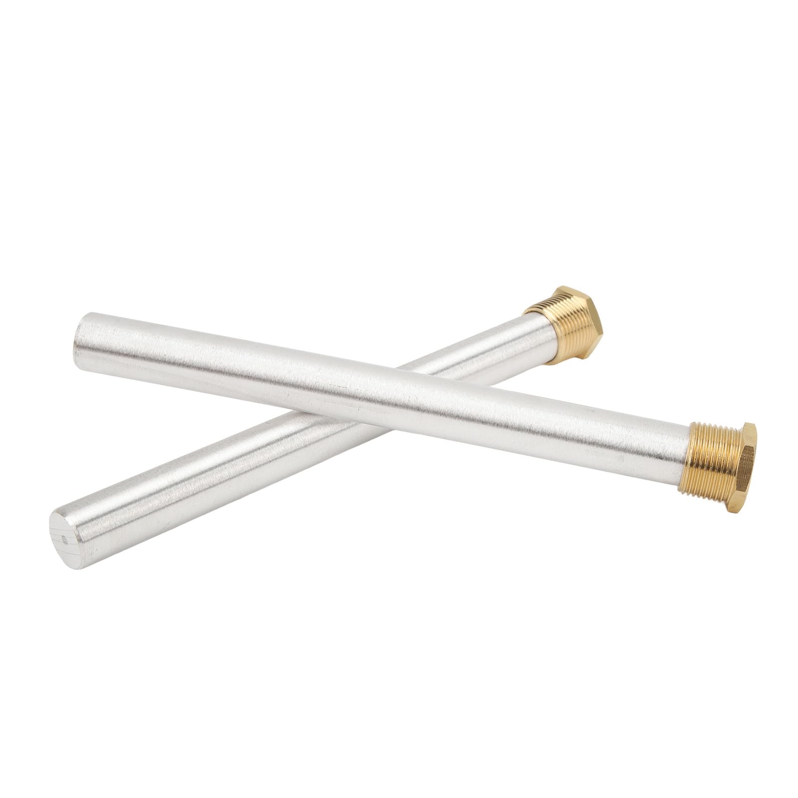 Tige D'anode pour Chauffe-eau, Capuchon en Laiton, Filetage NPT 3/4", Tige en Magnésium de Remplacement pour Banlieue, Lot de 2 Anodes pour une Protection Fiable dans les Chauffe-eau de