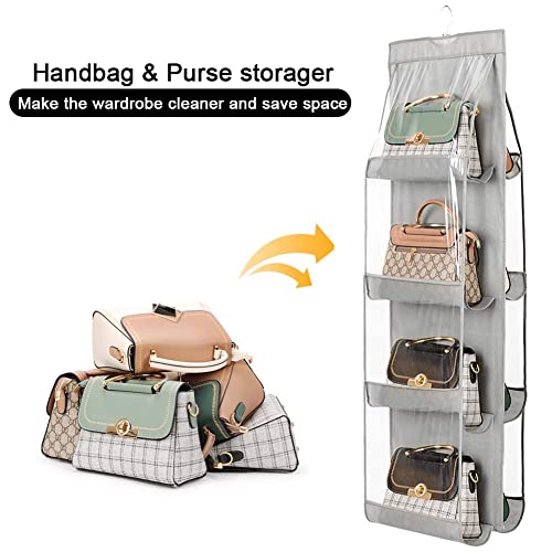 ZB soar Handbag Purse Organizer Enlarged 8 Pockets - image 4