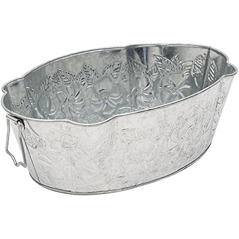 Achla Designs Oval Galvanized Steel Tub Cover