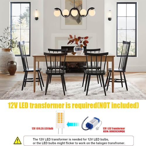 Noobibaba GY6.35 LED Bulb, 12V 4W GY6.35 Bulb, G6.35 Bulb LED T4 JC Type Bi-Pin Base Warm White 3000K - Image 2