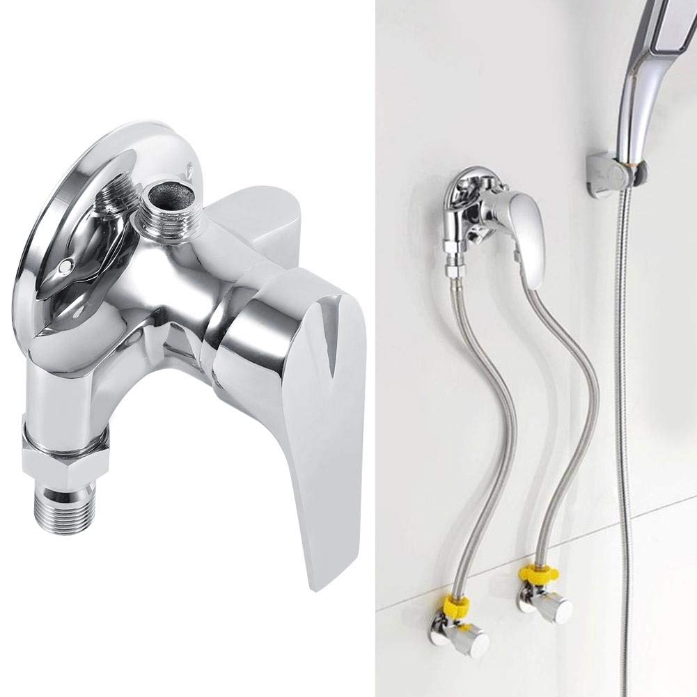 TOPINCN Accessori per Il Bagno Rubinetto Miscelatore Acqua Calda/Fredda Rubinetto Valvola Miscelatrice G1/2" Filettatura Maschio