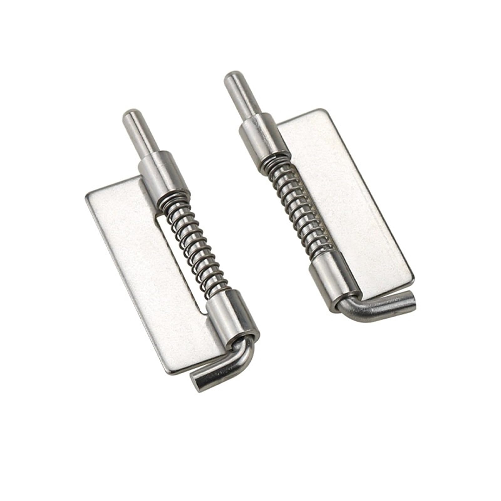Rmwkrmogrf With Hole-Left Rotating 180 Degree Spring Hinge 304 Stainless Steel Pivot Distribution Mechanical Box Door 1Pcs(With Hole-Left)