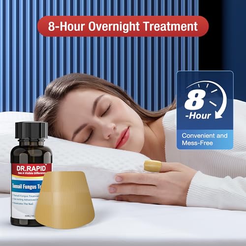 Toenail Fungus Treatment Extra Strength – 30mL Liquid Solution and 20 Fungal Nail Patches for Thick, Brittle or Discolored Nails – Gentle Repair for Damaged Toenails and Fingers–Dual-Action Treatment