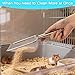 Colcoat Stainless Steel Hamster Sand Scoop Set, 1mm Fine Mesh & Standard Scoop Combo, Small Pet Sand Bath Cleaner for Hamsters, Gerbils, Mice, Reptiles, Easy Sifting for Fine Sand