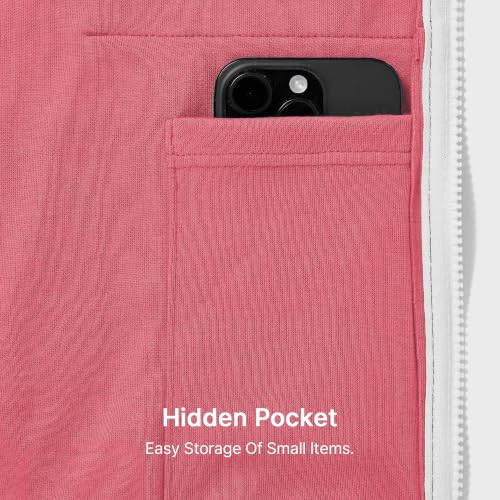 Image of Ohoo Mens Slim Fit Sleeveless Lightweight Zip Up Hooded Sweatshirt Vest Hoodie