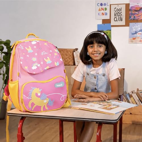 Image of Basil Kids School Combo | Wander 20L School Backpack + Bento Box Neo 1000ml Stainless Steel Lunch Box | Pixie Dash